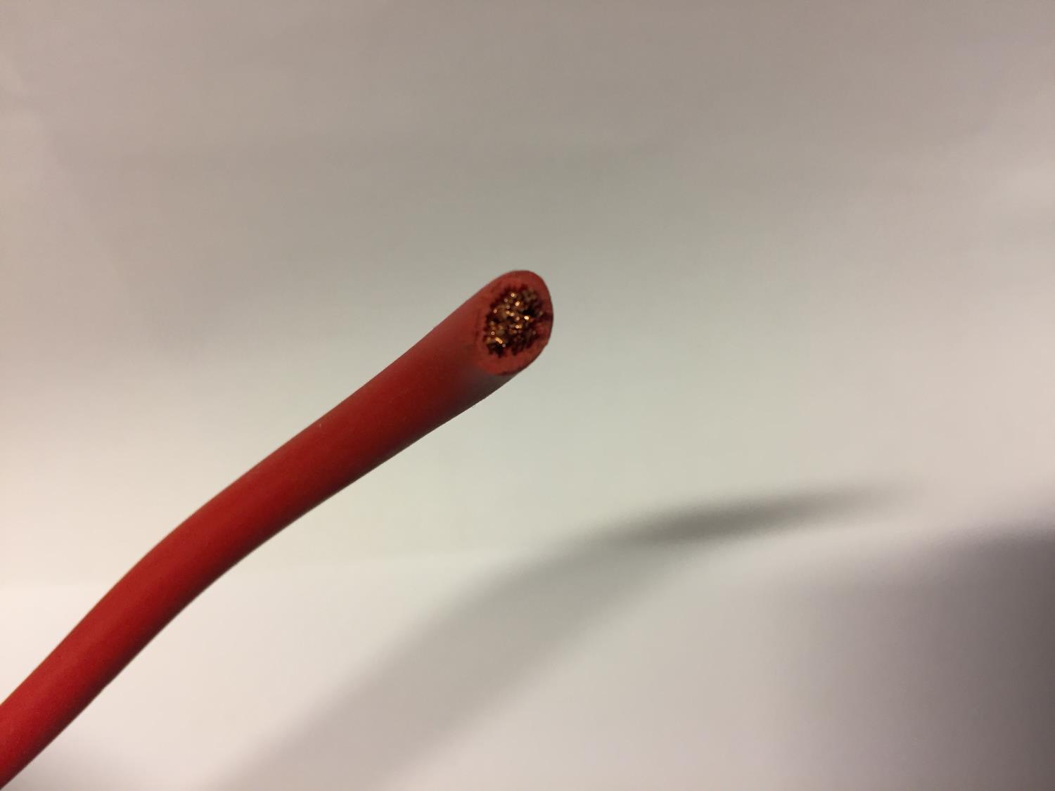 Kabel 10 mm2 Rød