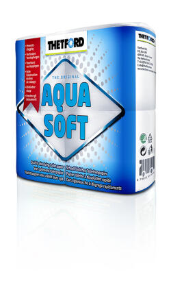 Aqua Soft Toalettpapir 4-ruller
