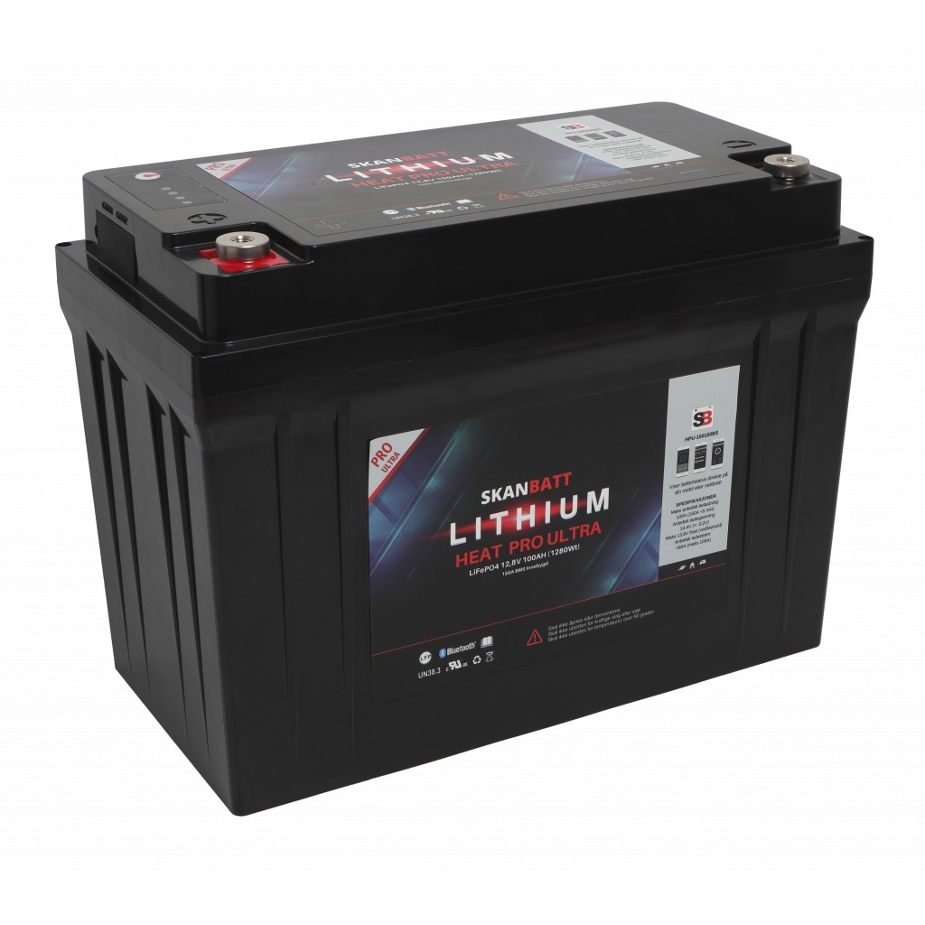 Lithium HEAT PRO Ultra 12V 100AH - CAN Bus - 300A