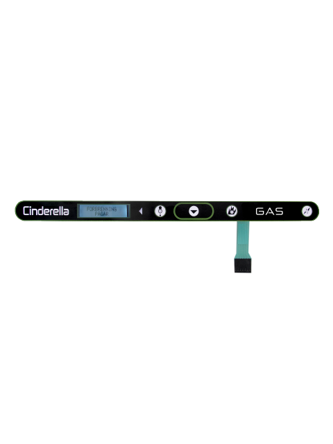 Cinderella Gas kontrollpanell m/display