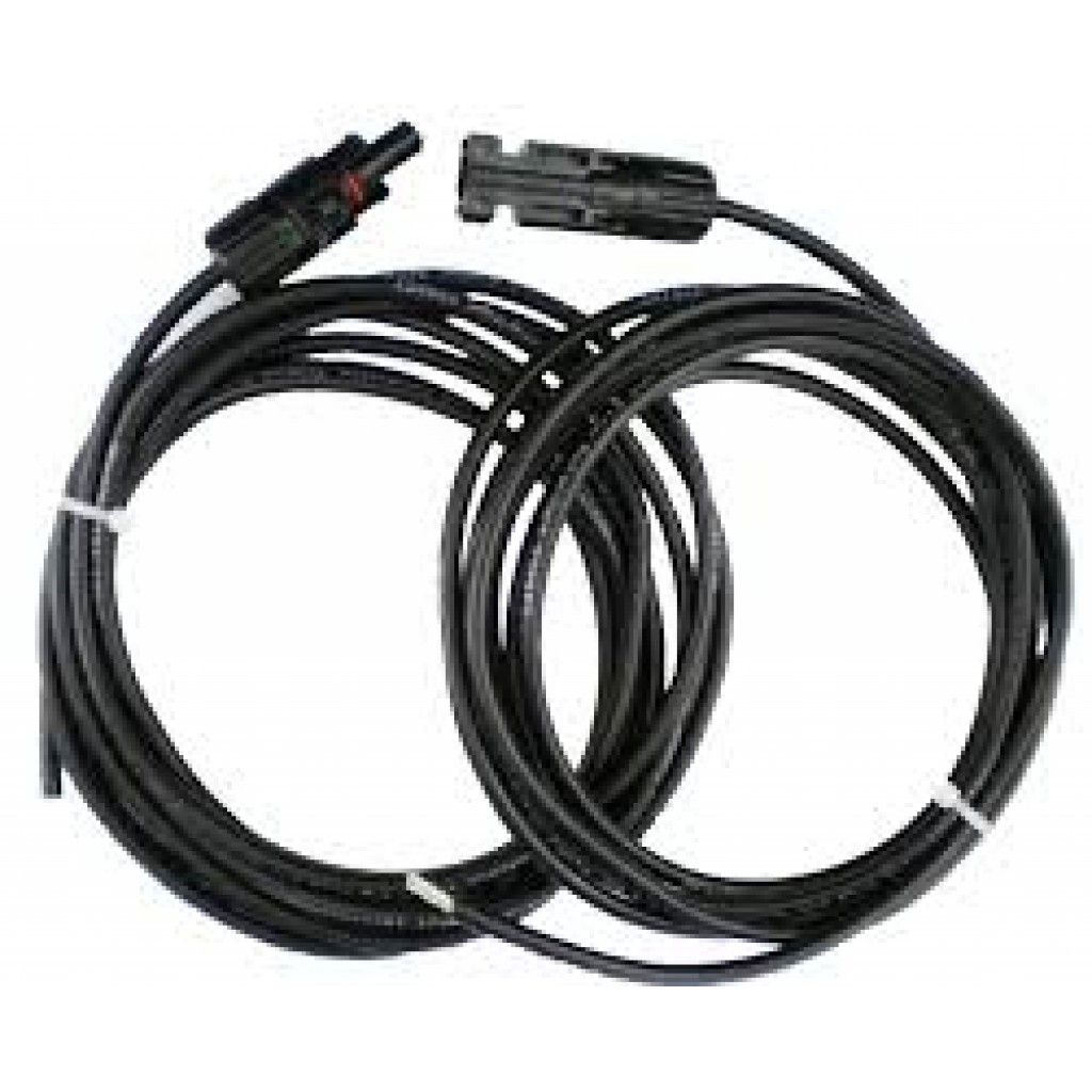 PV Kabel 2x10mm2 15mtr med MC4 kontakter